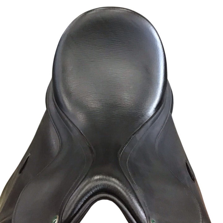 17.5" Arena High Wither Dressage Adjustable Used Dressage Saddle - H
