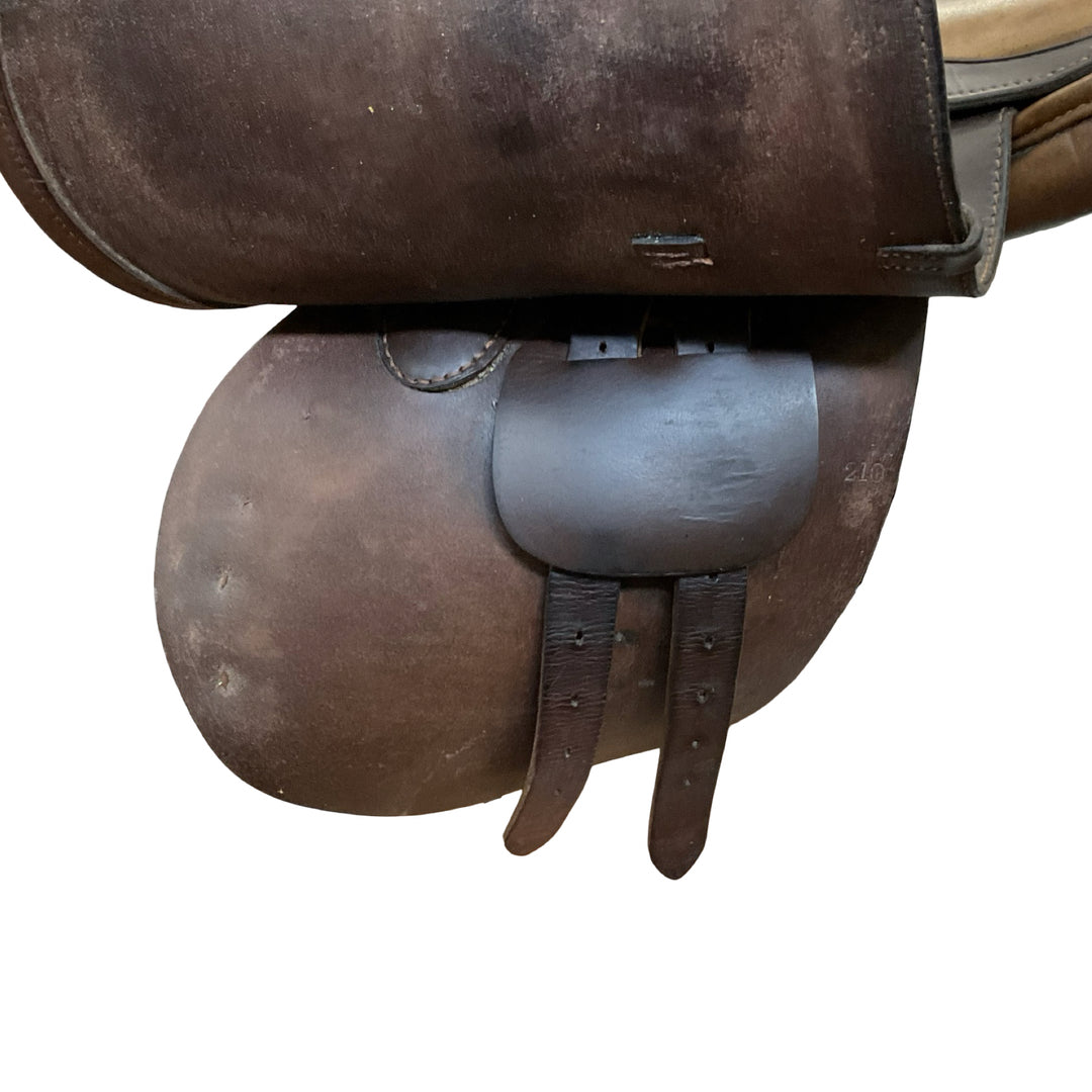 14" Crosby Corinthian Medium Used Childs Flat Seat Hunter/Jumper Saddle