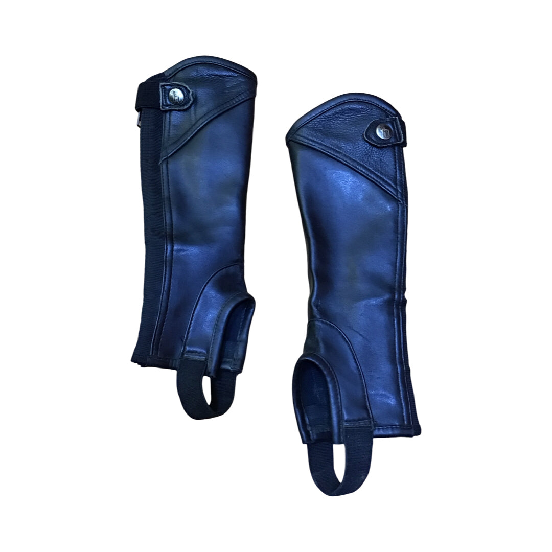 Horze LG Jr Leather Half Chaps Used