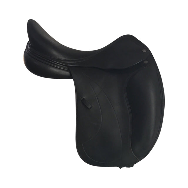 17.5" Equipe Elegance Medium Wide Tree Used Monoflap Dressage Saddle - C