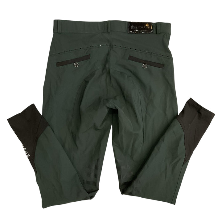 Equitheme Women's 30 Knee Patch Schooling Breech Green Used - H