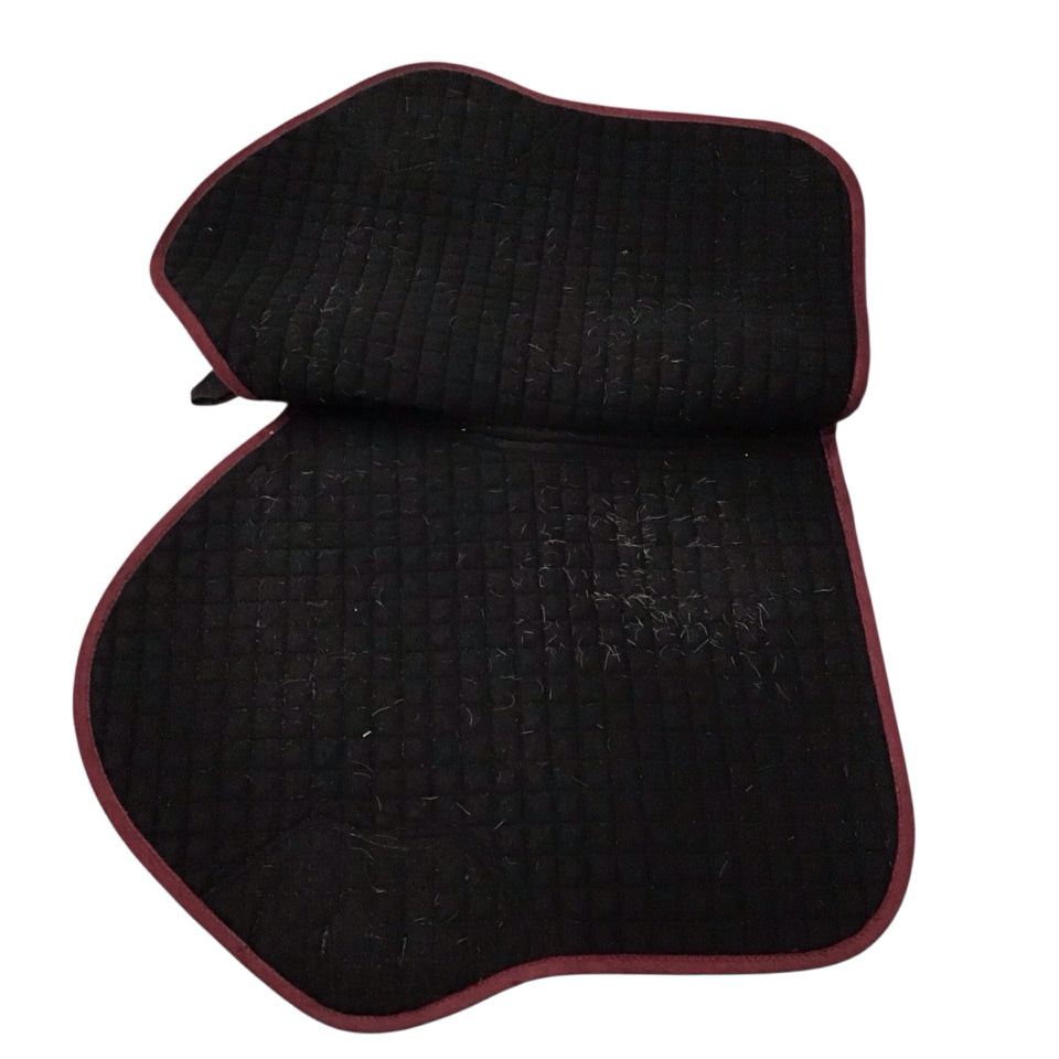 LeMieux Large All Purpose/Close Contact Saddle Pad Burgundy Used - H