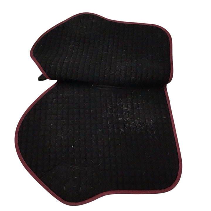 LeMieux Large All Purpose/Close Contact Saddle Pad Burgundy Used - H