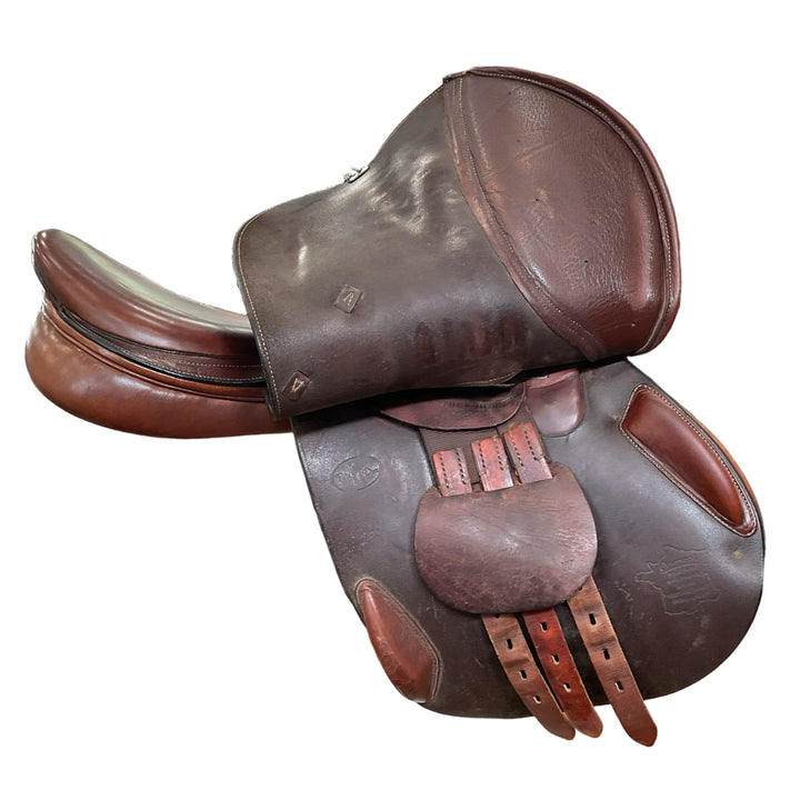 17.5" Ovation Ruiz Diaz Wide Used Hunter/Jumper Saddle