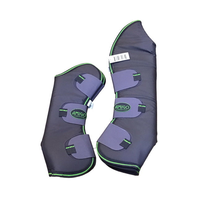 Horseware Grey Amigo Horse Shipping Boots (4) New