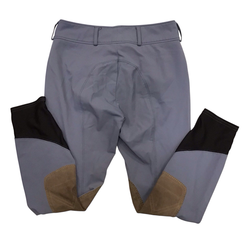 RJ Classics Women's 26R Knee Patch Schooling Breech Slate Blue Used - H