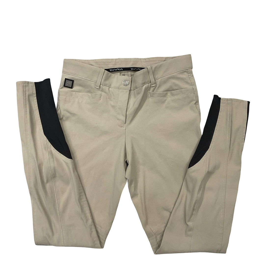 Equiline Women's IT44 Knee Patch Show Breech Tan Used