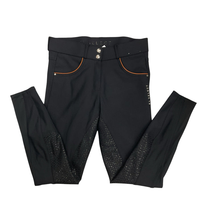 KL Select Women's 28 Gabrielle Full Seat Schooling Breech Black Used - H