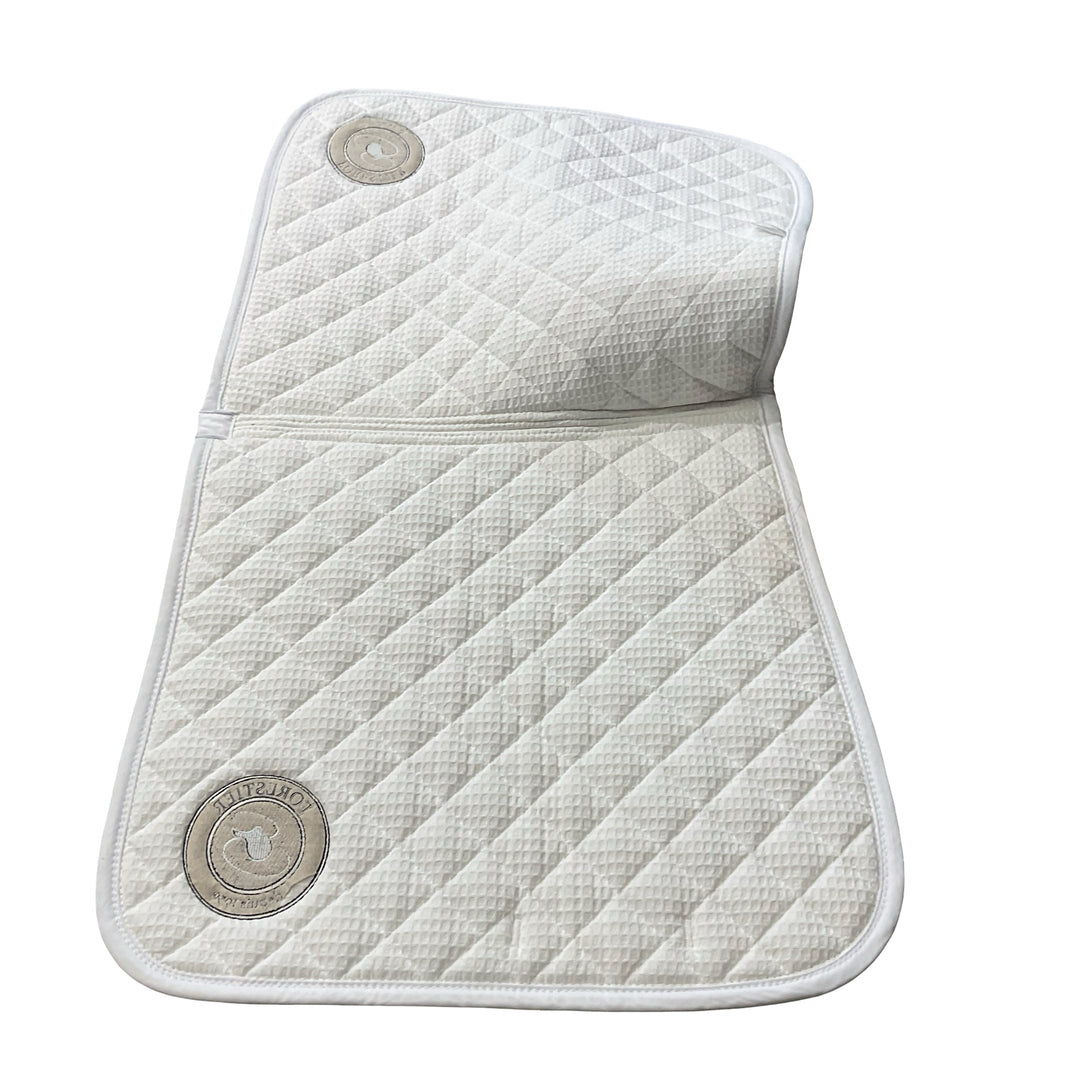 Forestier Dressage Saddle Pad White New
