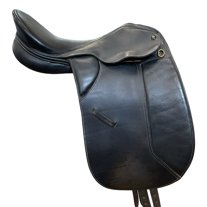 16.5" Thornhill Pro Trainer Saddle Line Med/Wide Used Dressage Saddle