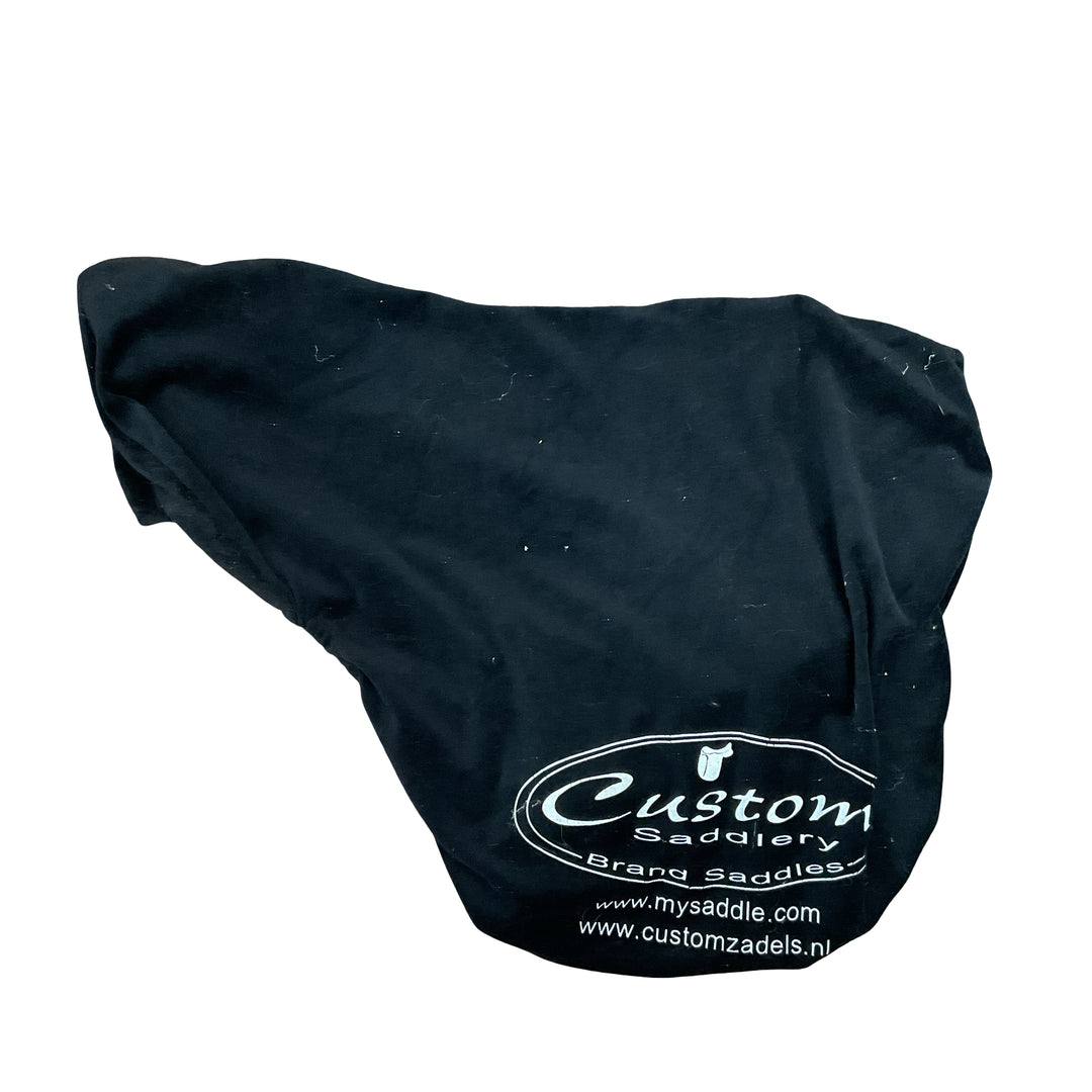 17.5" Custom Saddlery Icon Flight Med/Narrow Used Dressage Saddle