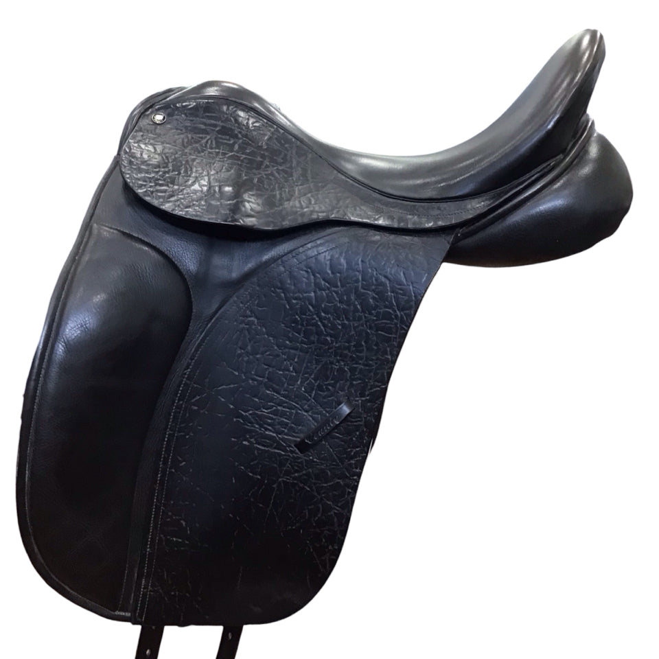 17" County Connection Med/Wide Used Dressage Saddle - H