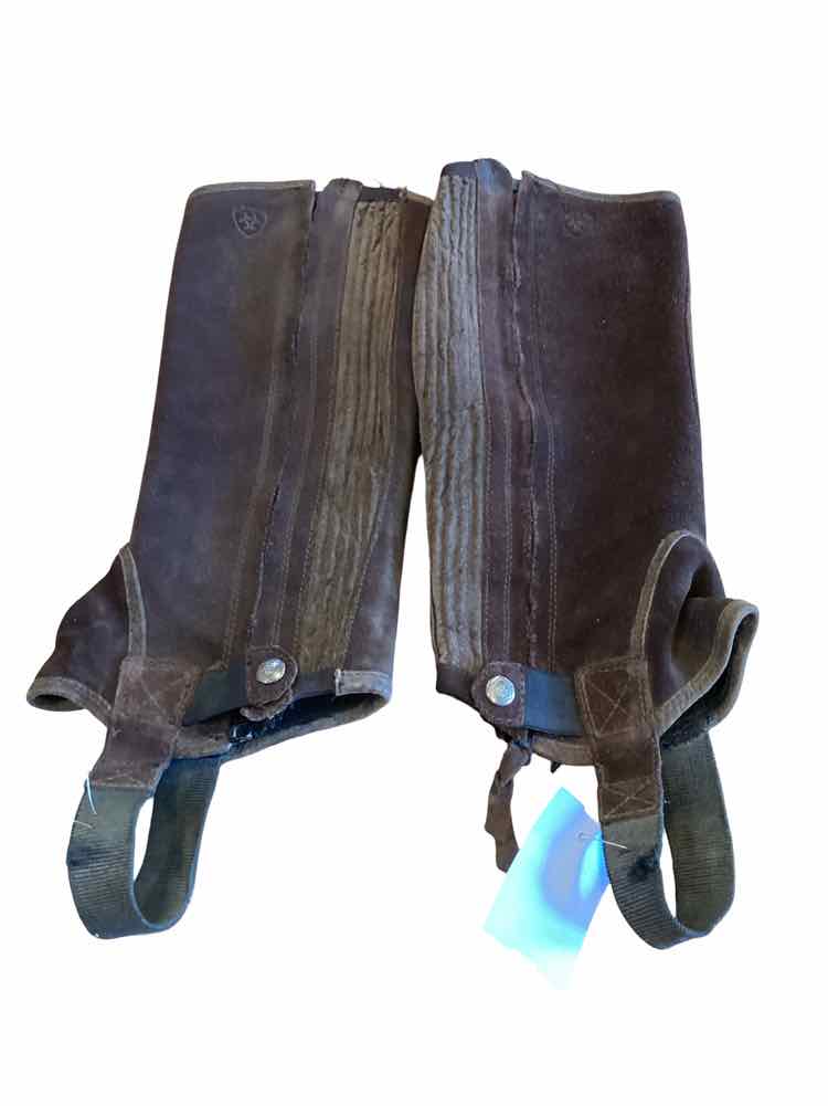 ARIAT CHILDRENS HALF CHAPS BROWN L