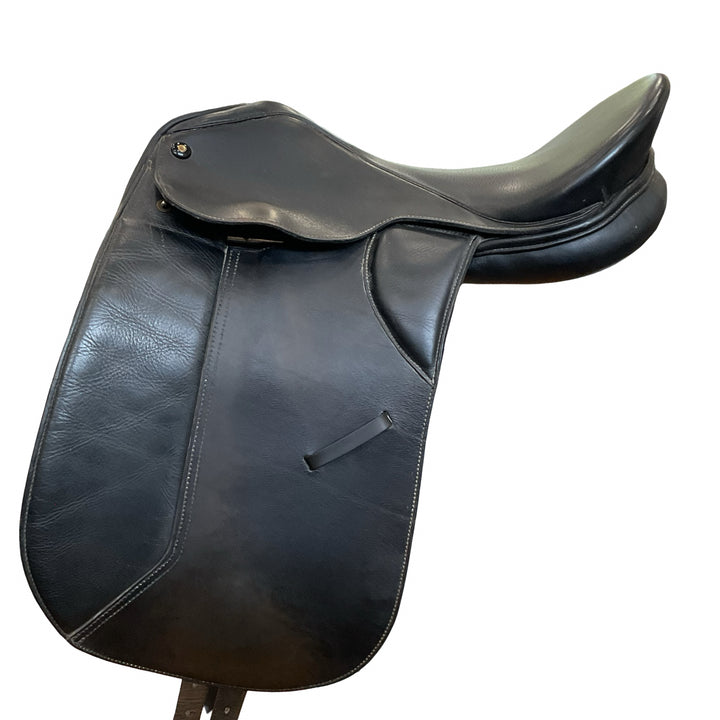 16.5" Thornhill Pro Trainer Saddle Line Med/Wide Used Dressage Saddle