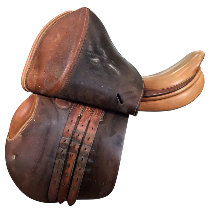 17.5" Crosby Centennial Wide Used Hunter/Jumper Saddle - H