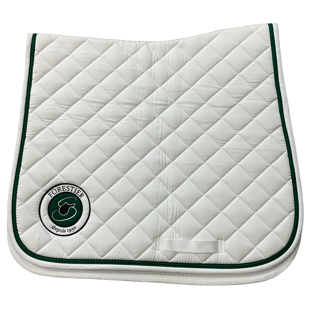 Forestier Dressage Saddle Pad White New