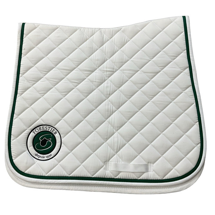 Forestier Dressage Saddle Pad White New