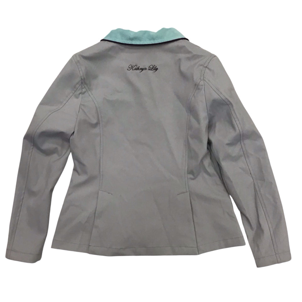KATHRYN LILY Childs 8 grey Show Coat Used - H