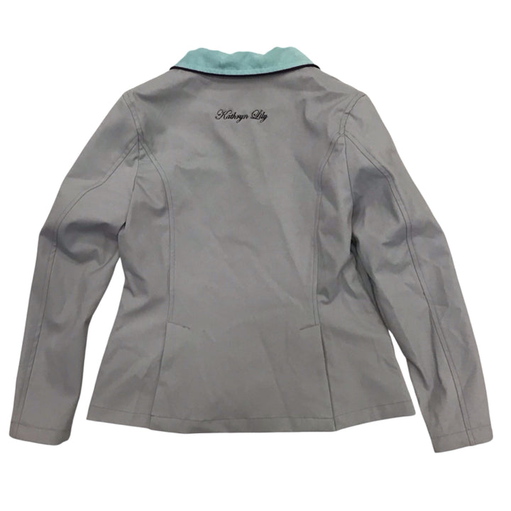 KATHRYN LILY Childs 8 grey Show Coat Used - H