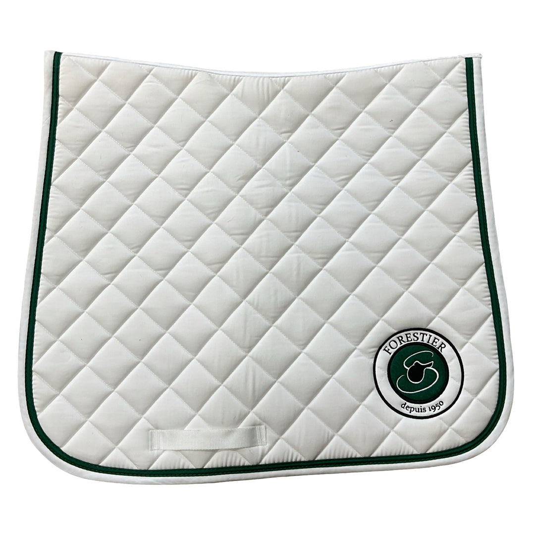 Forestier Dressage Saddle Pad White New