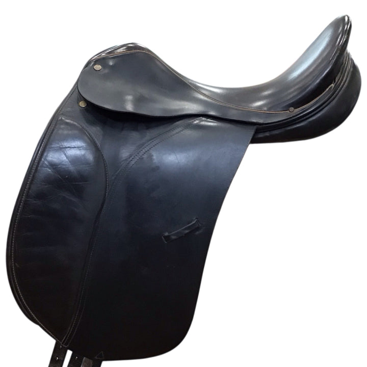 17" Crosby Prix St. George Wide Used Dressage Saddle - H