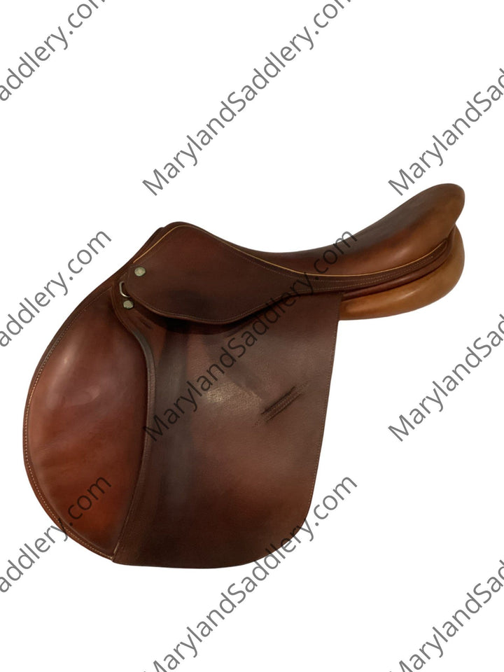 17.5" Luc Childrec used close contact saddle B