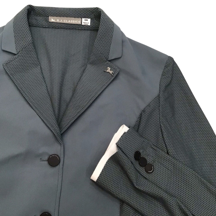 RJ Classics Women's 6R Harmony Evo Mesh Show Coat Sea Slate Like New - H