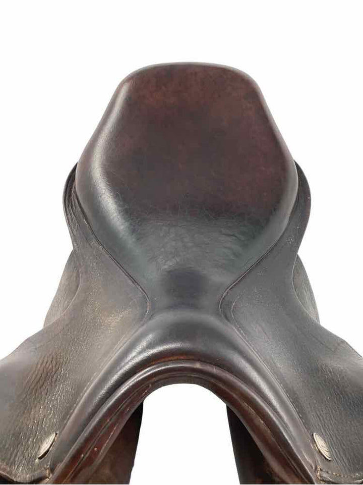 18" Pessoa Gen X Elite XCH wool flocked used close contact saddle B