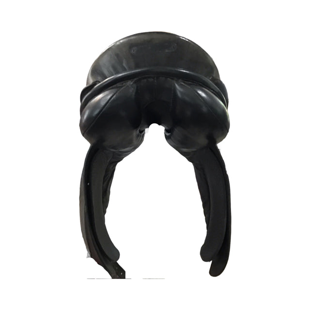 17.5" Karl Niedersuss Medium Wide Tree Used Dressage Saddle - C