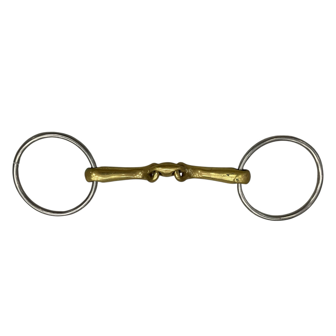 Neue Schule 5" Loose Ring Angled Lozenge Snaffle Used - H