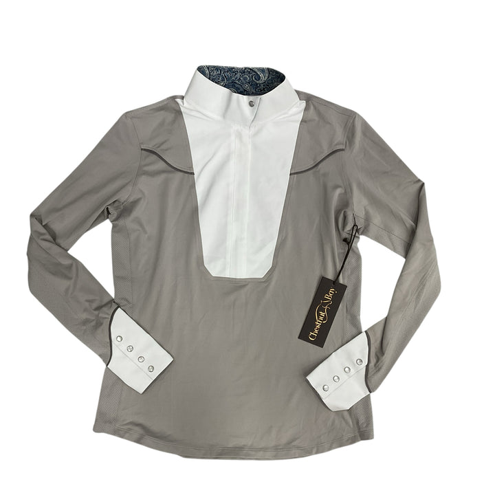 Chestnut Bay Women's Small Caliente Western Show Shirt Ash New - H