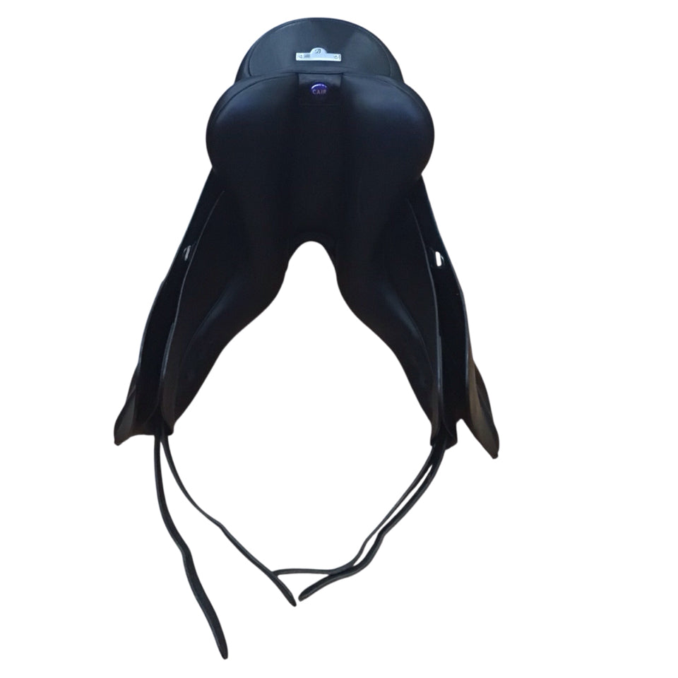 17.5" Bates Dressage+ Adjustable Used Dressage Saddle - H