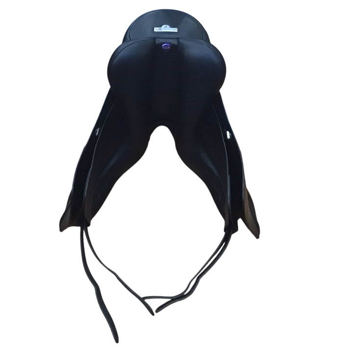 17.5" Bates Dressage+ Adjustable Used Dressage Saddle - H