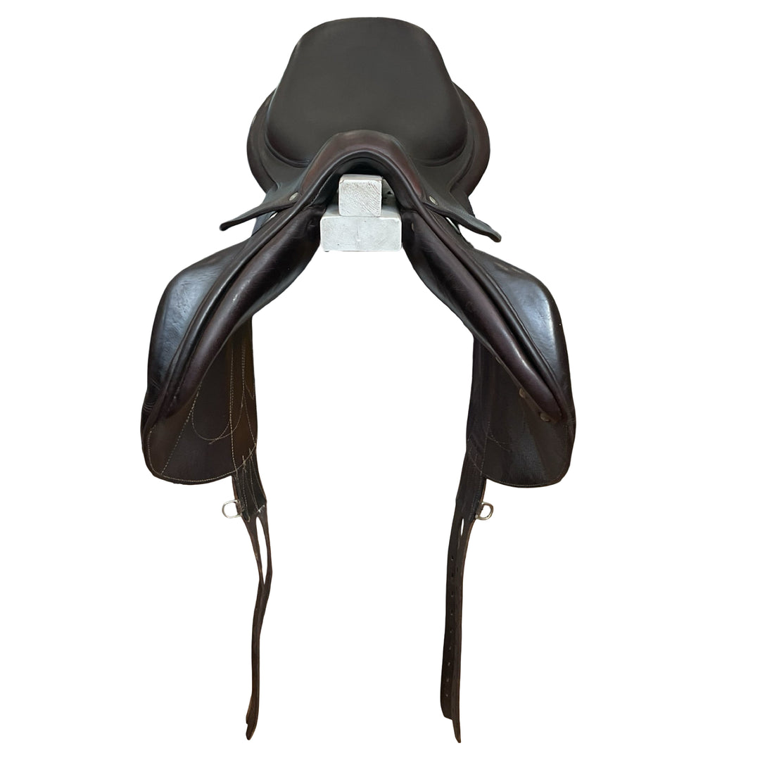 17.5" Antares Monoflap Medium Used Hunter/Jumper Saddle