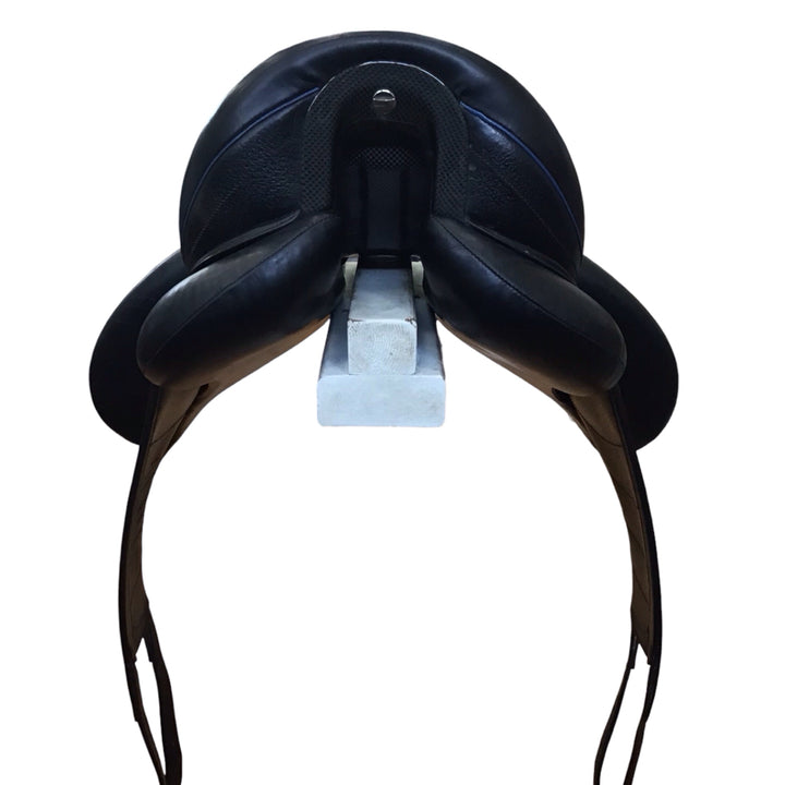 17" - 17.5" 002 Devoucoux Makila Harmonie Medium Used Dressage Saddle - H
