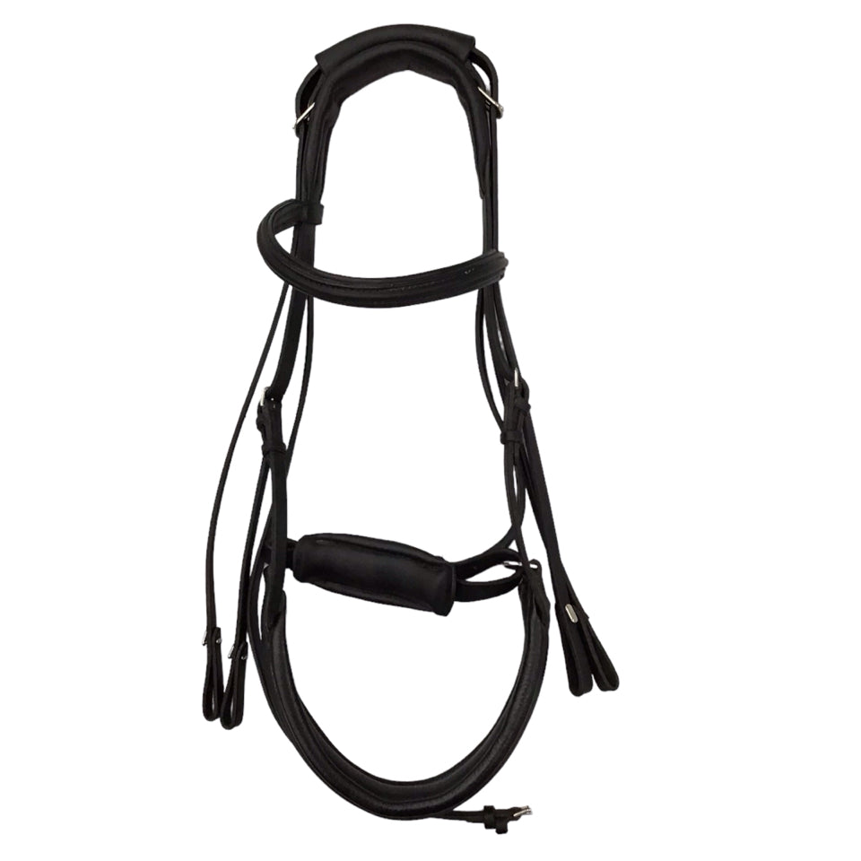 Hennig Warmblood Double Bridle with Reins Used - H