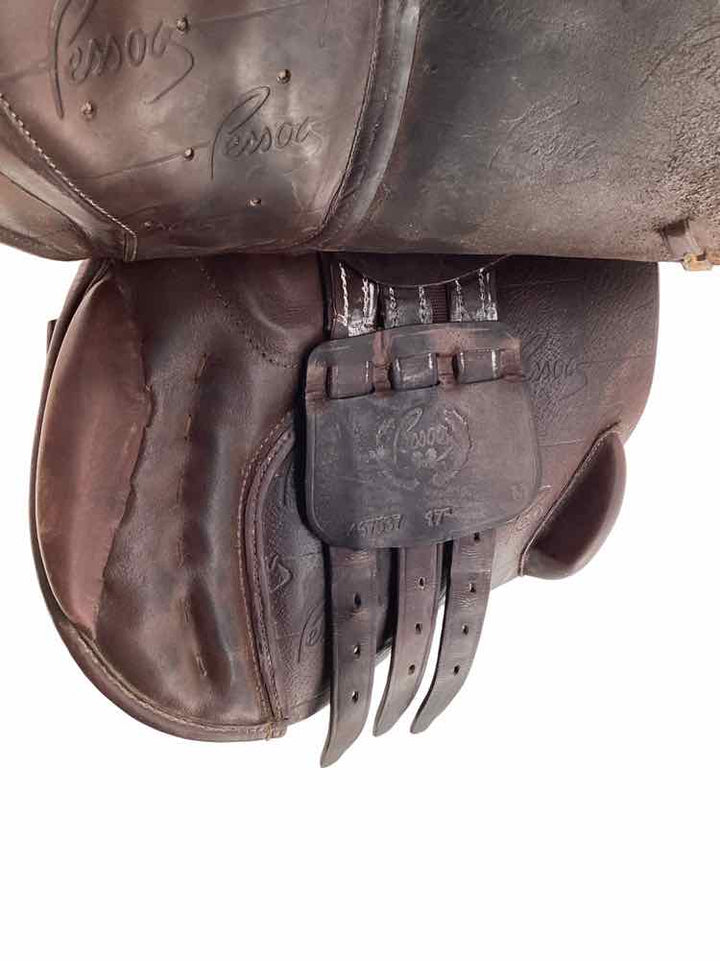 17" Pessoa Adjustable tree wool flocked used close contact saddle
