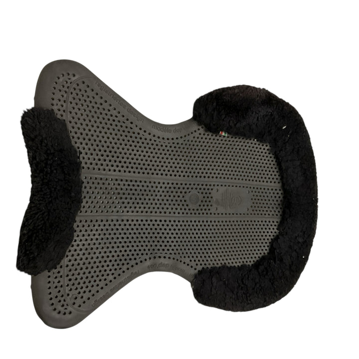 Acavallo Gel NS-S Classic Half Pad W/ Sheepskin Black Used -H