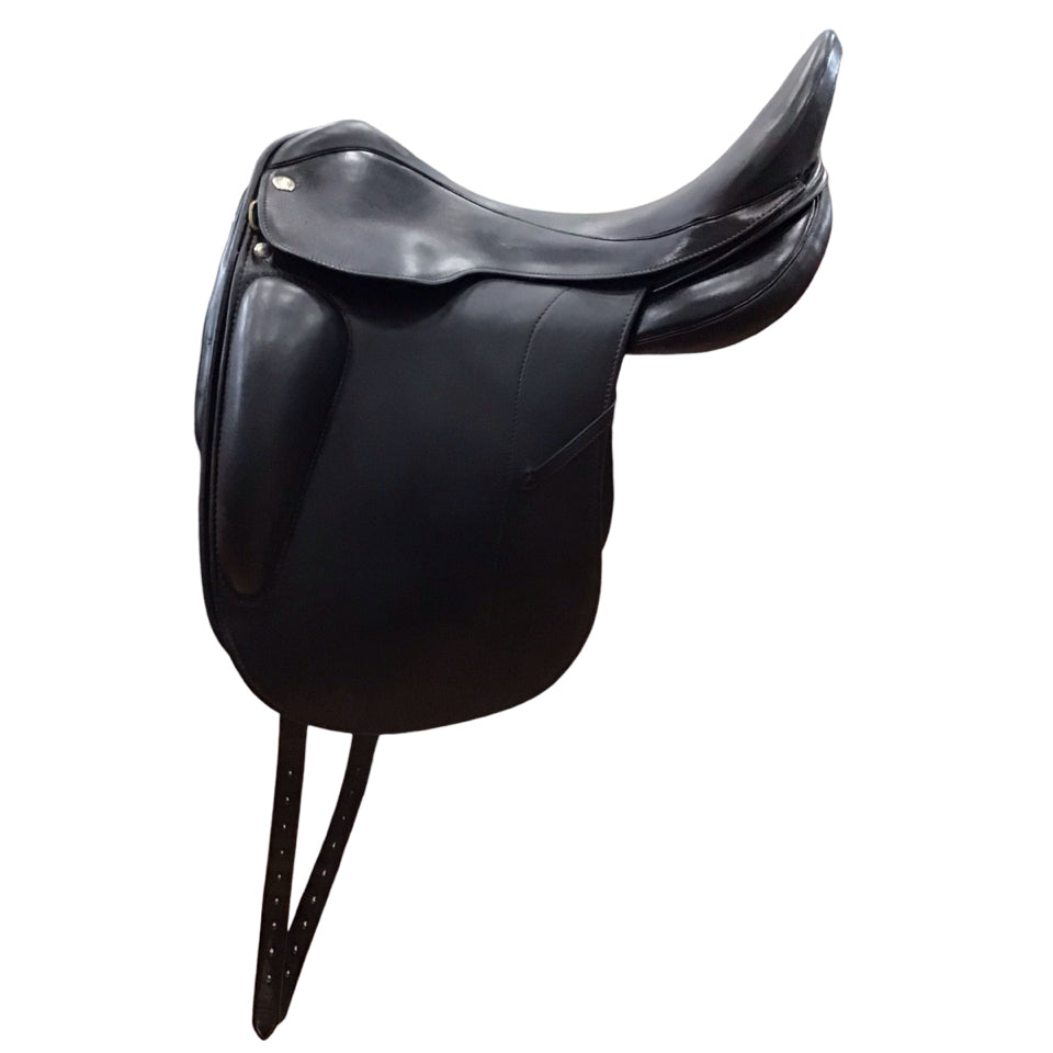 18" Sommer Savoie Flextra 31.5cm Used Dressage Saddle - H