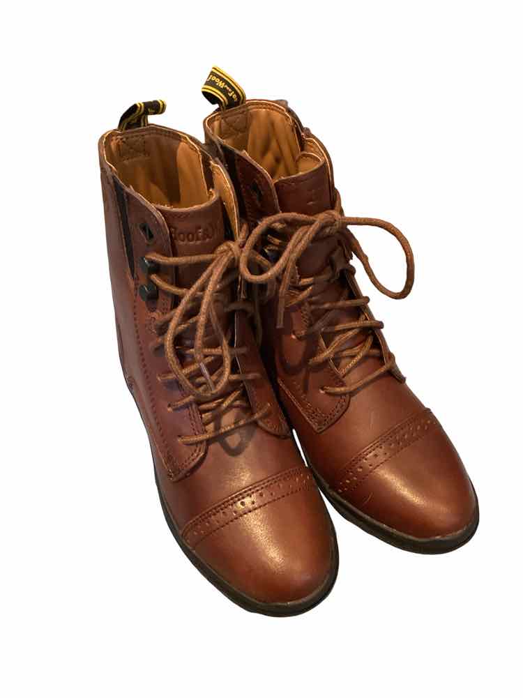 Hoof & Woof NEW kids size 1 brown lace paddock boot B