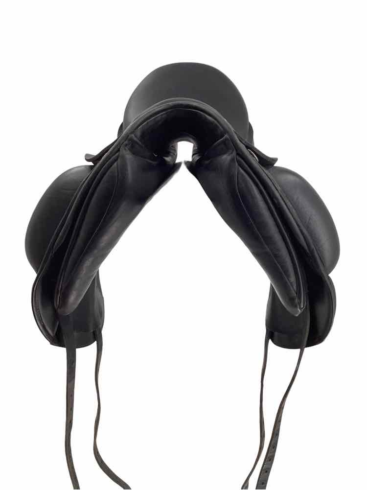 17" Custom Saddlery Laguna used wool flocked dressage saddle B