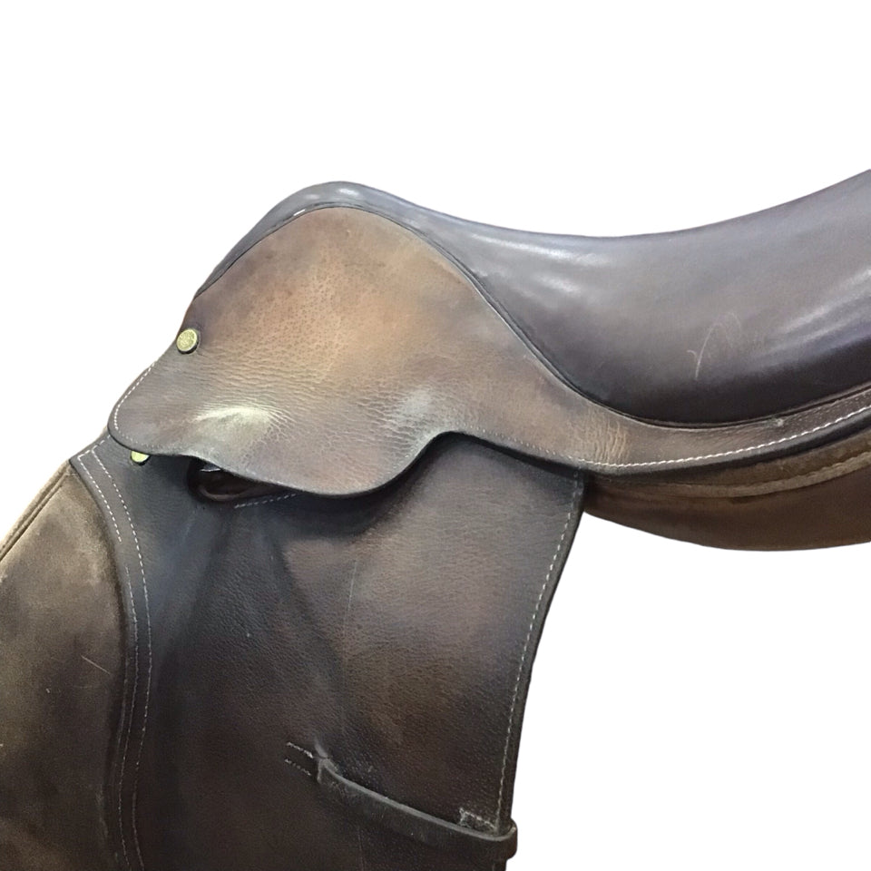 16.5" Crosby Hampton Classic Medium/Narrow Used Hunter/Jumper Saddle - H