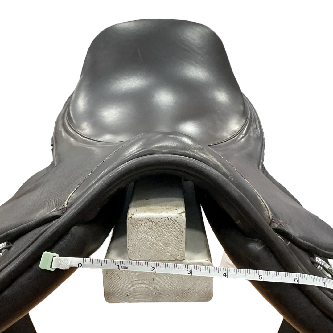 18" Unbranded X-Wide Used Hunter/Jumper Saddle - H