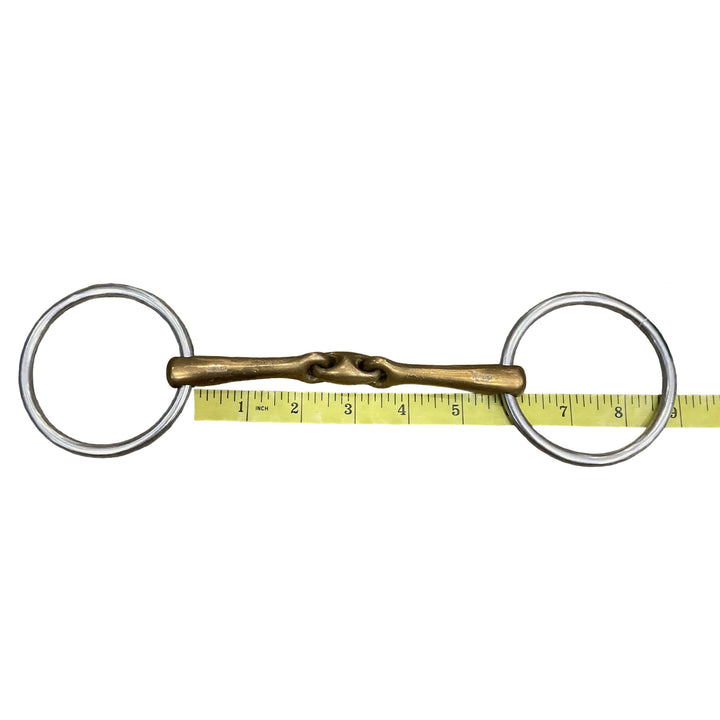 Herm Sprenger 5.5" Loose Ring Lozenge Snaffle Bit Used - H