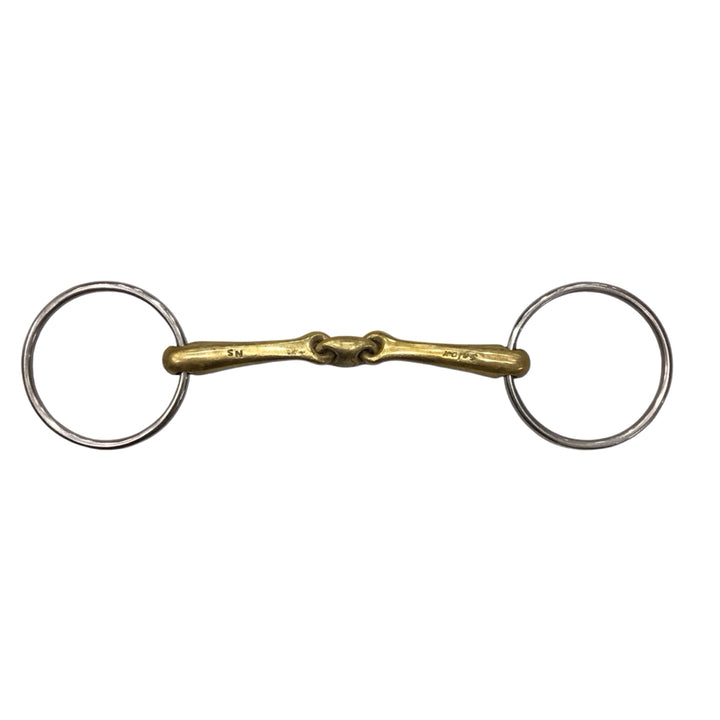 5.75" Neue Schule Angled Lozenge Loose Ring Snaffle Used - H