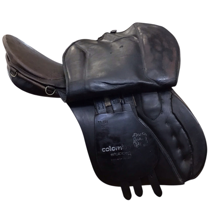 17.5" Stubben Columbo 31cm Med/Wide Used All Purpose Saddle - H