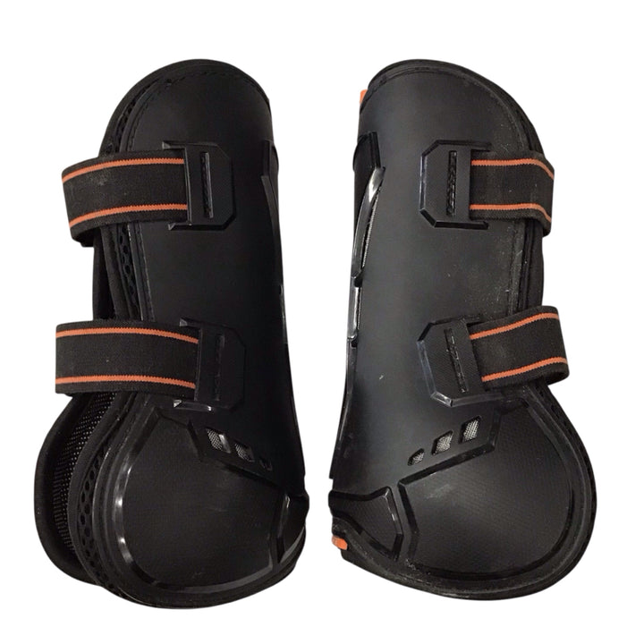 Shockemohle Air Flow Champion Tendon Jump Boot Full Black Used - H