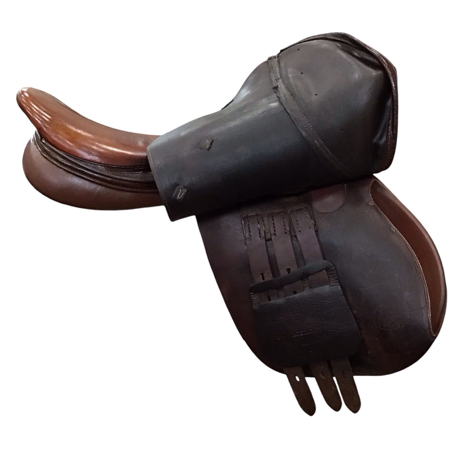 16.5" Pessoa Rodrigo Wide Used Hunter/Jumper Saddle - H