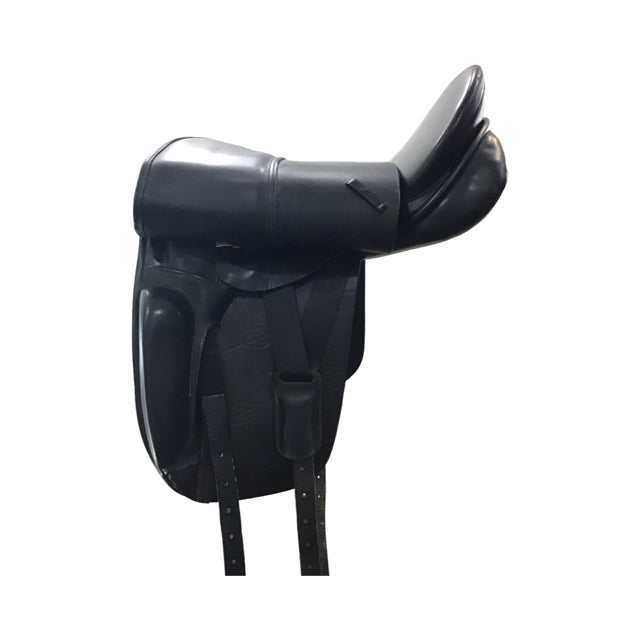 17" HDR Wide Tree Used Dressage Saddle - C