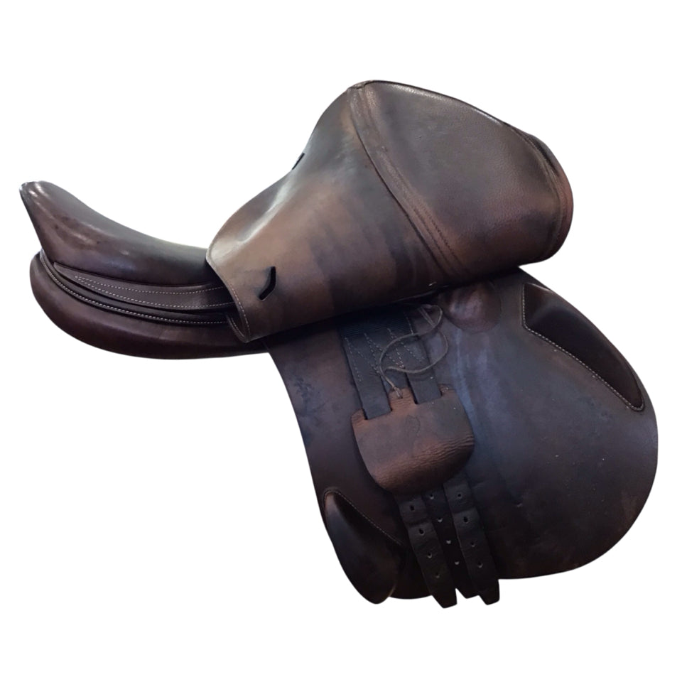 18" Antares Confort Medium Used Hunter/Jumper Saddle - H
